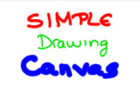 Simple Drawing Canvas