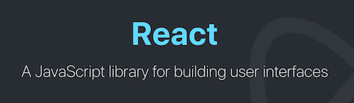 React homepage screenshot