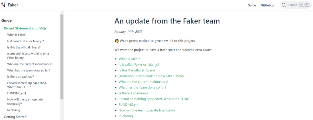 Marak, creator of faker.js who recently deleted the project due to lack of  funding and abuse of open source projects/developers pushed some strange  Anti American update which has an infinite loop 
