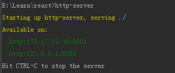 node.js 安装使用http-server