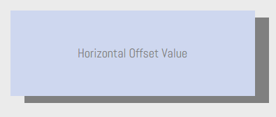 horizontal offset value