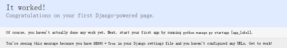 Welcome to Django
