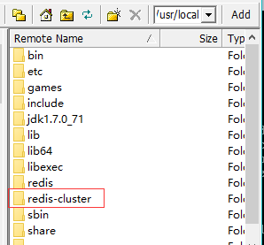 新建redis-cluster文件夹