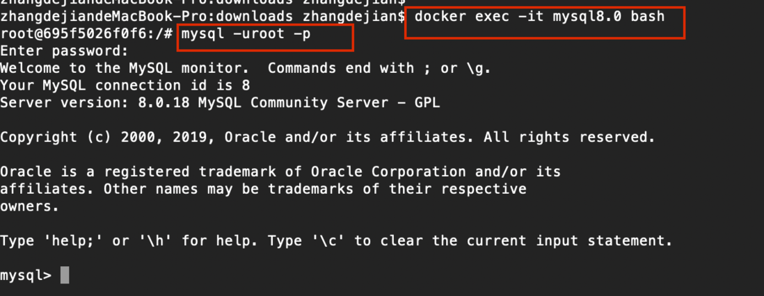 Docker安装Mysql8.0