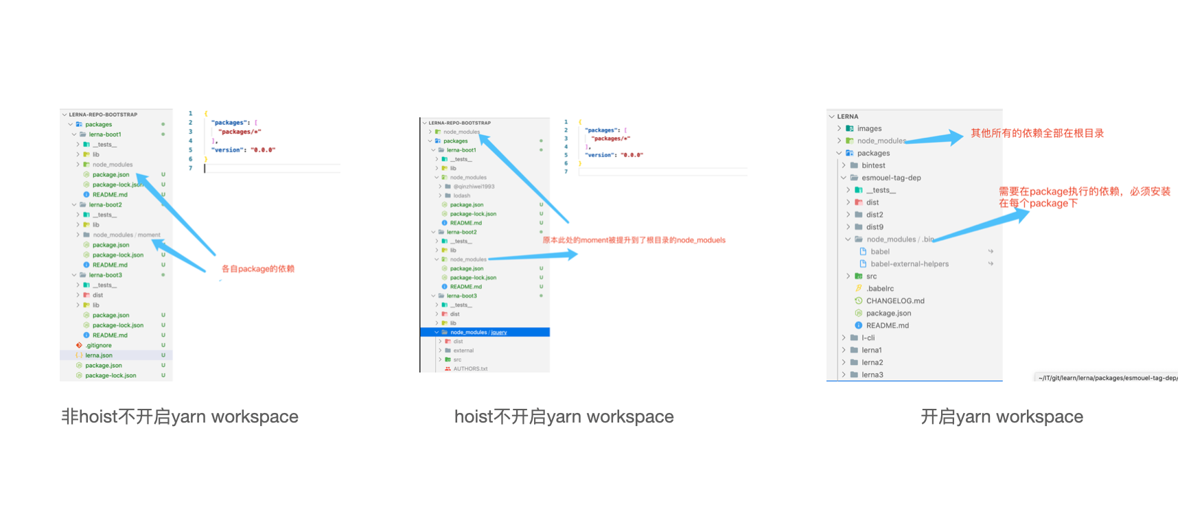 hoist vs workspaces
