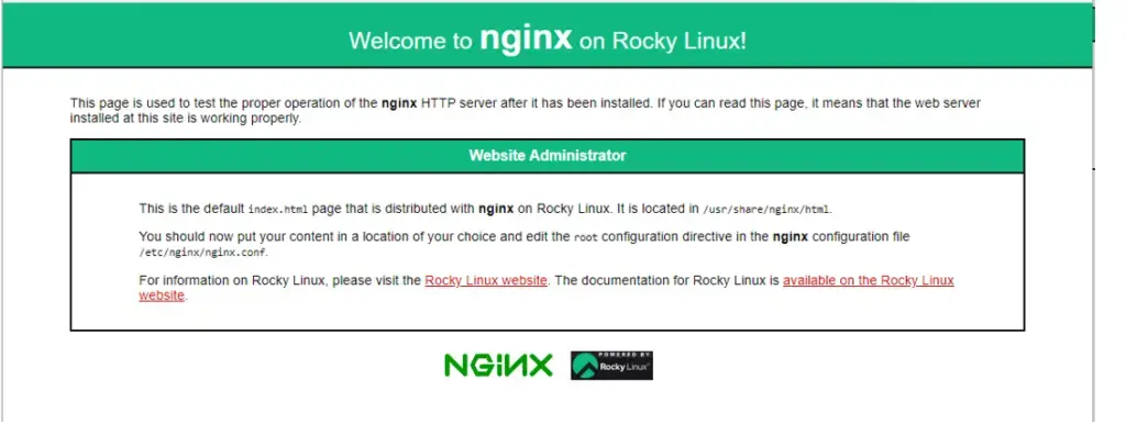 Nginx-default-page-rocky-linux