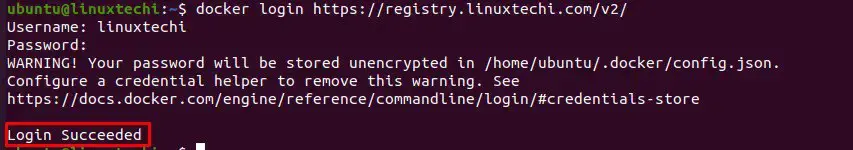 docker-login-private-registry-linux